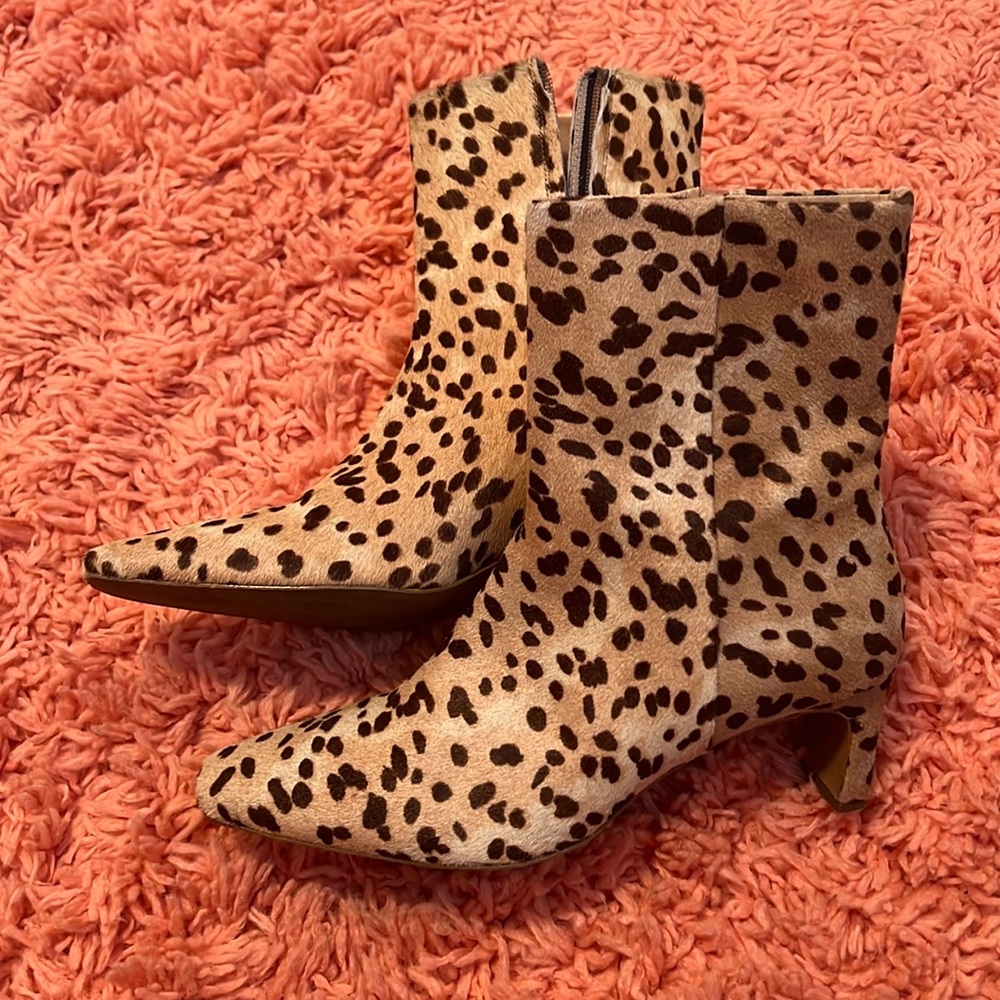 Leopard print boots fall Boots